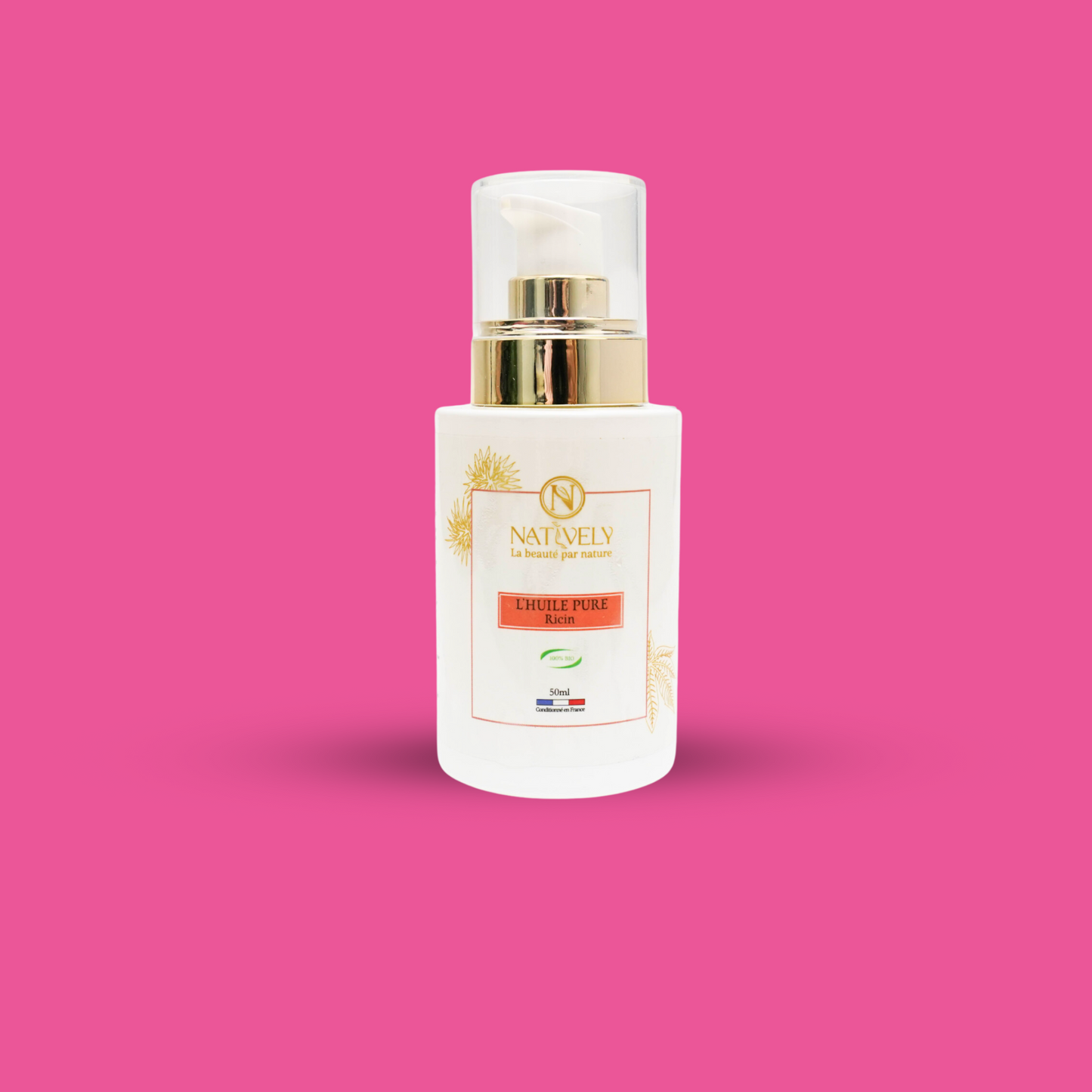 HUILE PURE: Ricin biologique, 50ml