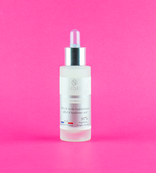 Sérum Illuminateur Anti-Tache & Rides AHA + Acide Hyaluronique, 30ml